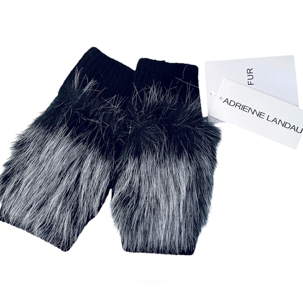 NEW Faux Fur Fingerless Gloves